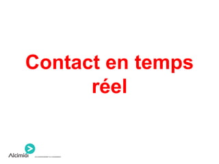 Contact en temps
réel
 