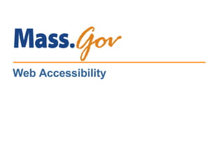 Web Accessibility 