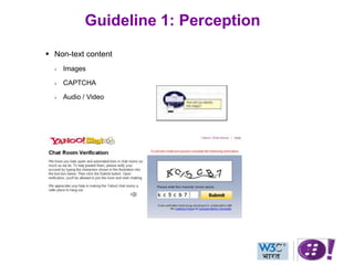 Web Accessibility and WCAG
