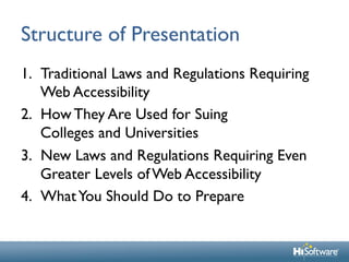 Web Accessibility Compliance in Higher Education - Fully Meet Legal ...