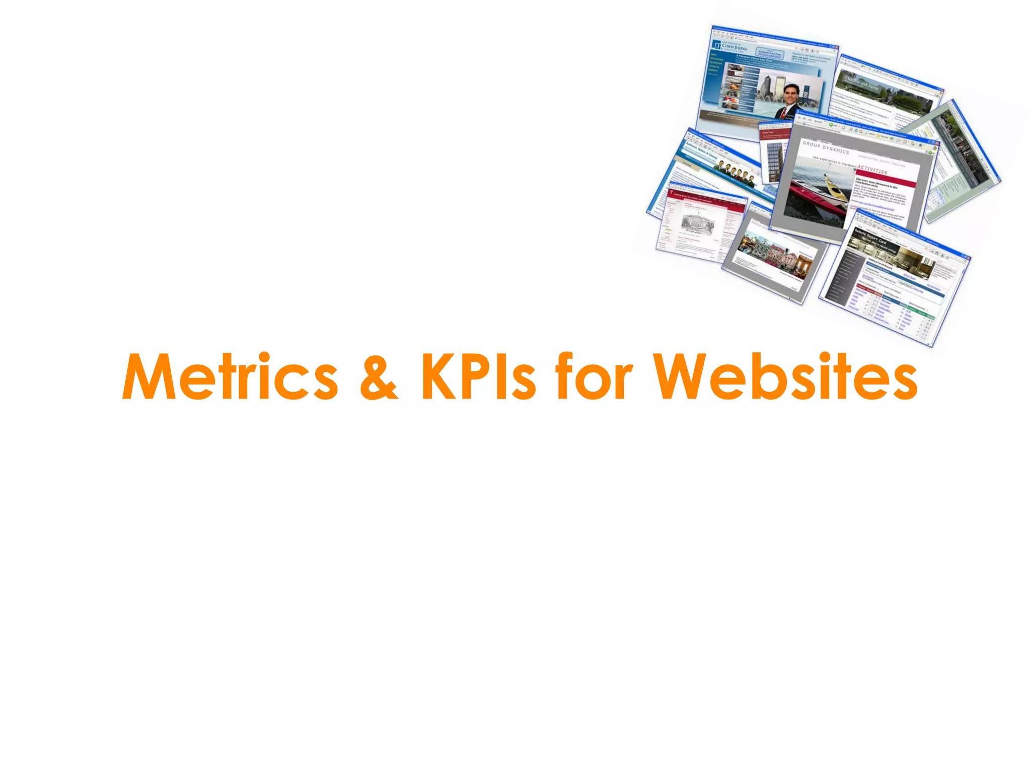 Metrics & KPIs for Websites
 