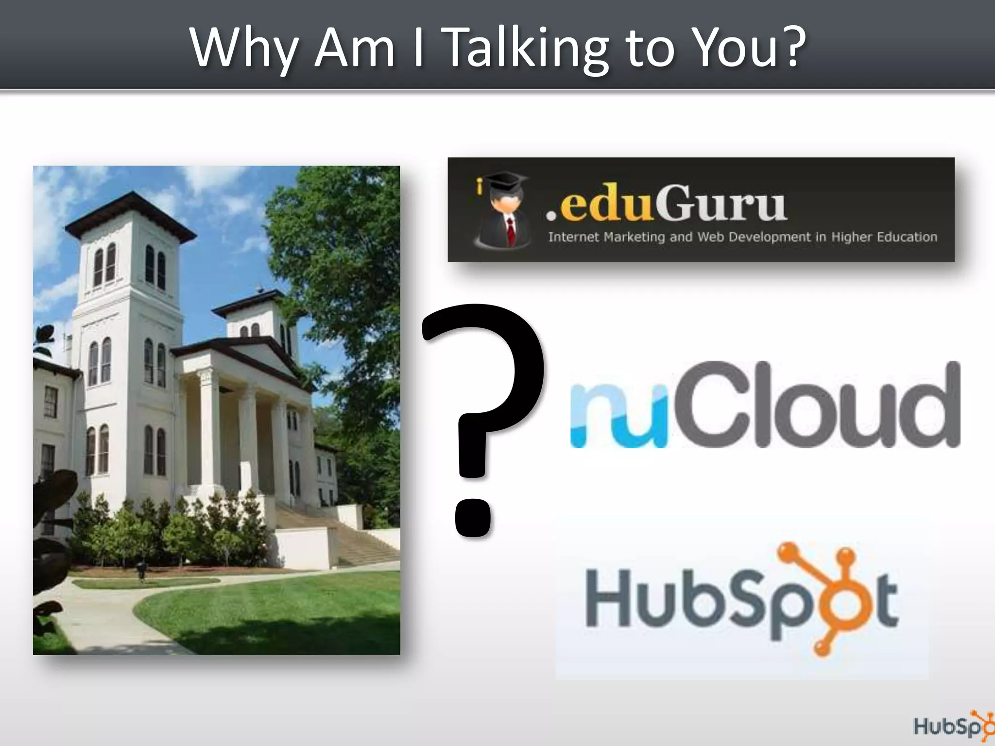 Why Am I Talking to You??