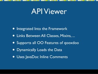 Web Application Development with qooxdoo