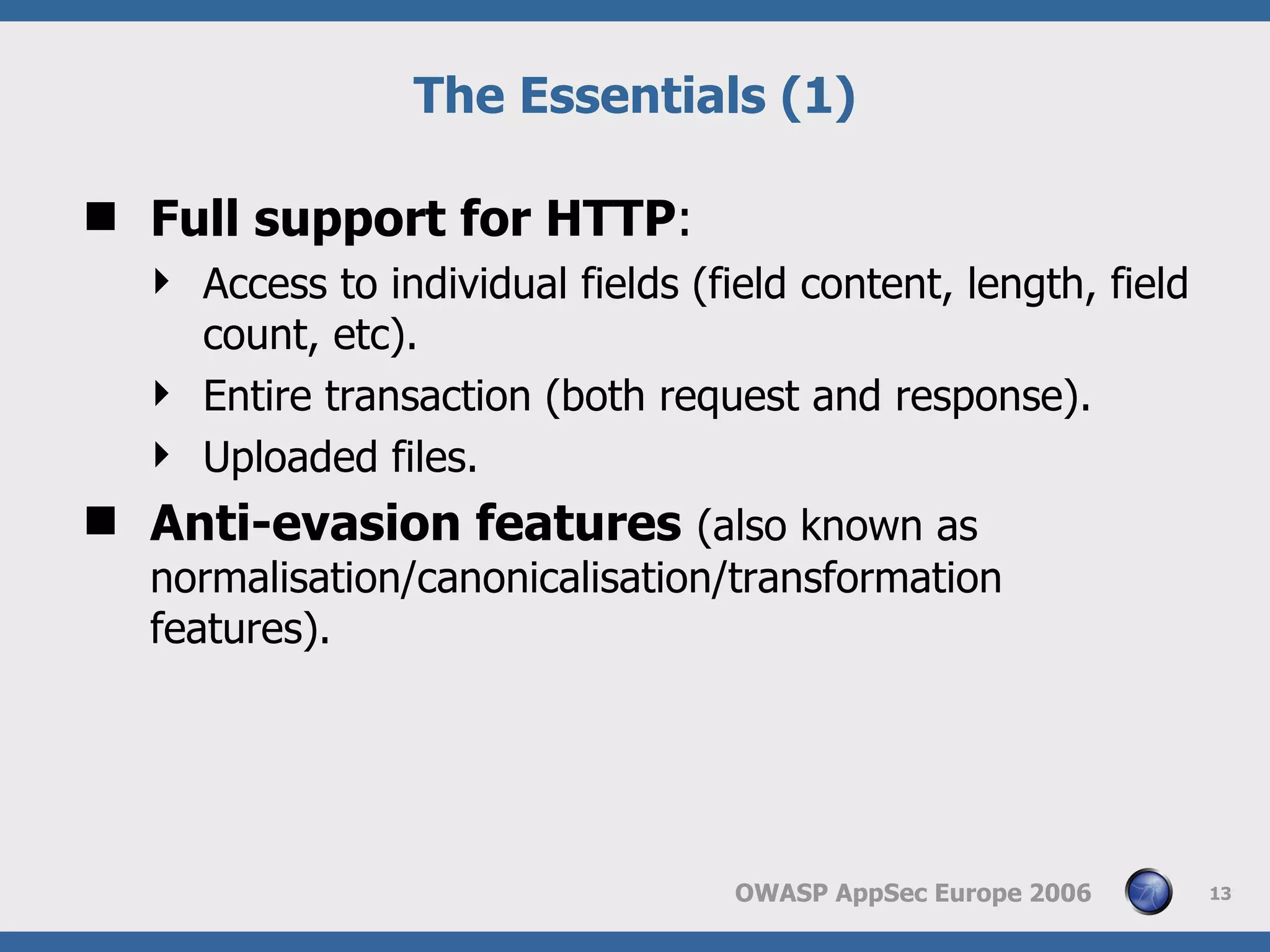 Web Application Frewall