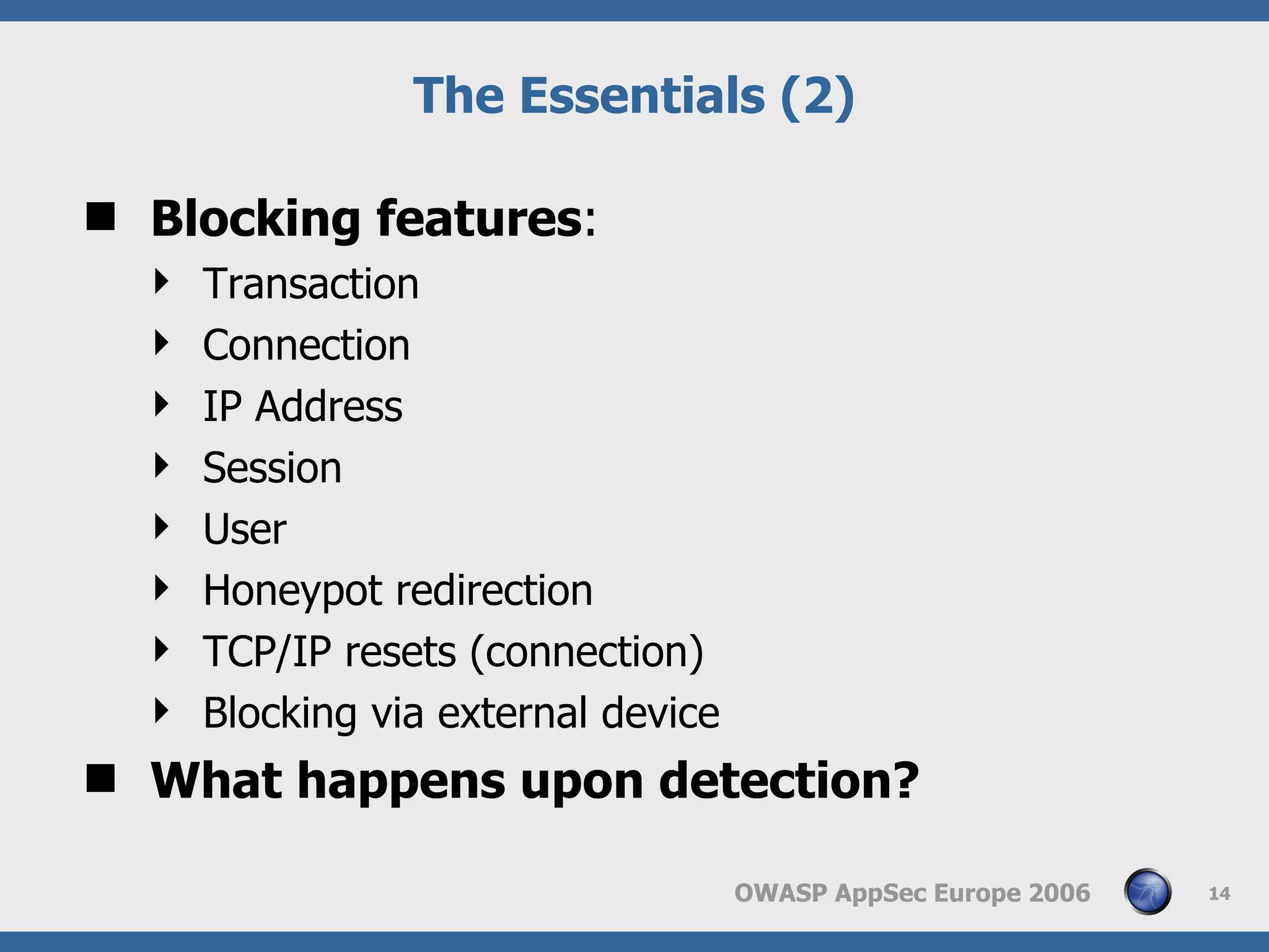 Web Application Frewall