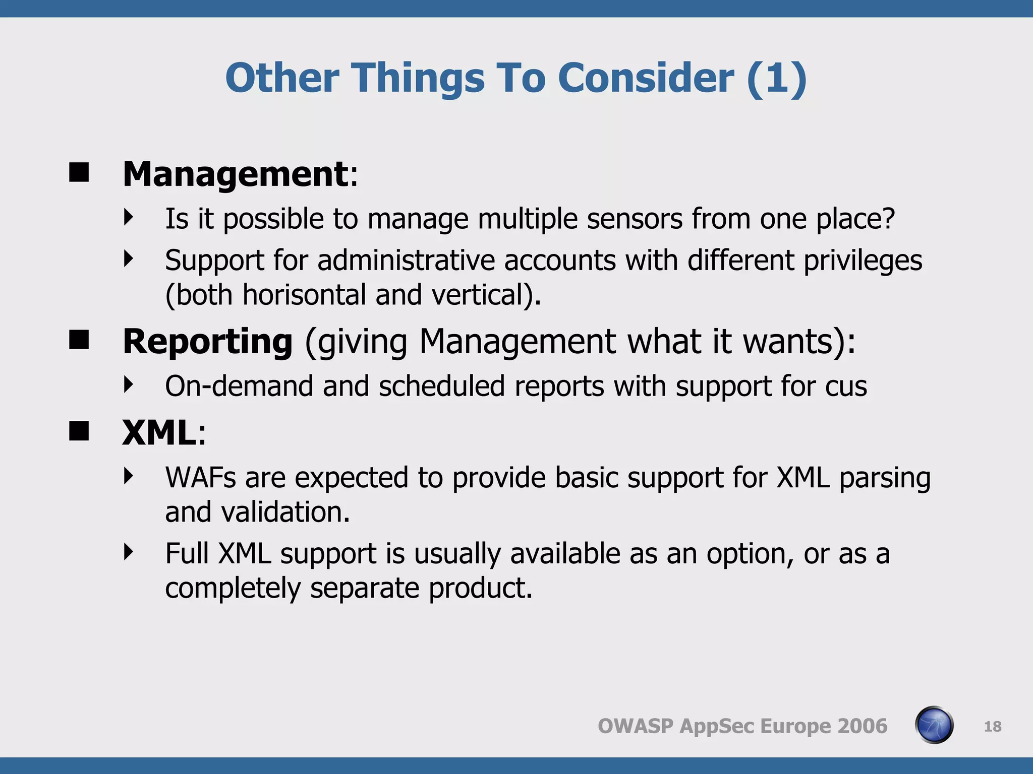 Web Application Frewall