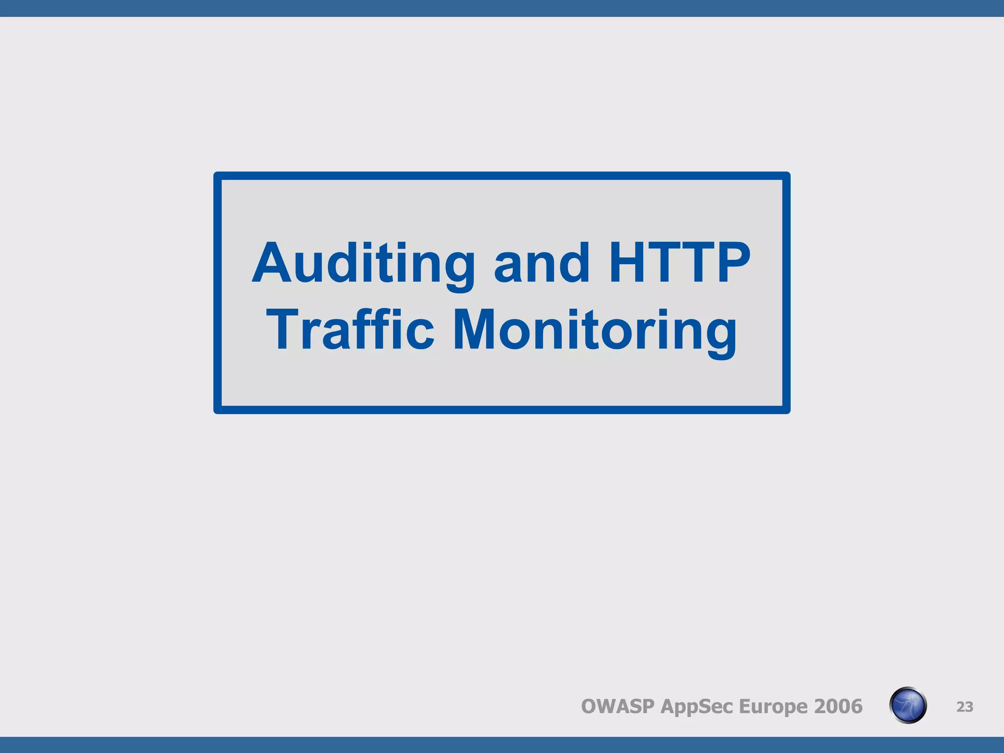 Web Application Frewall