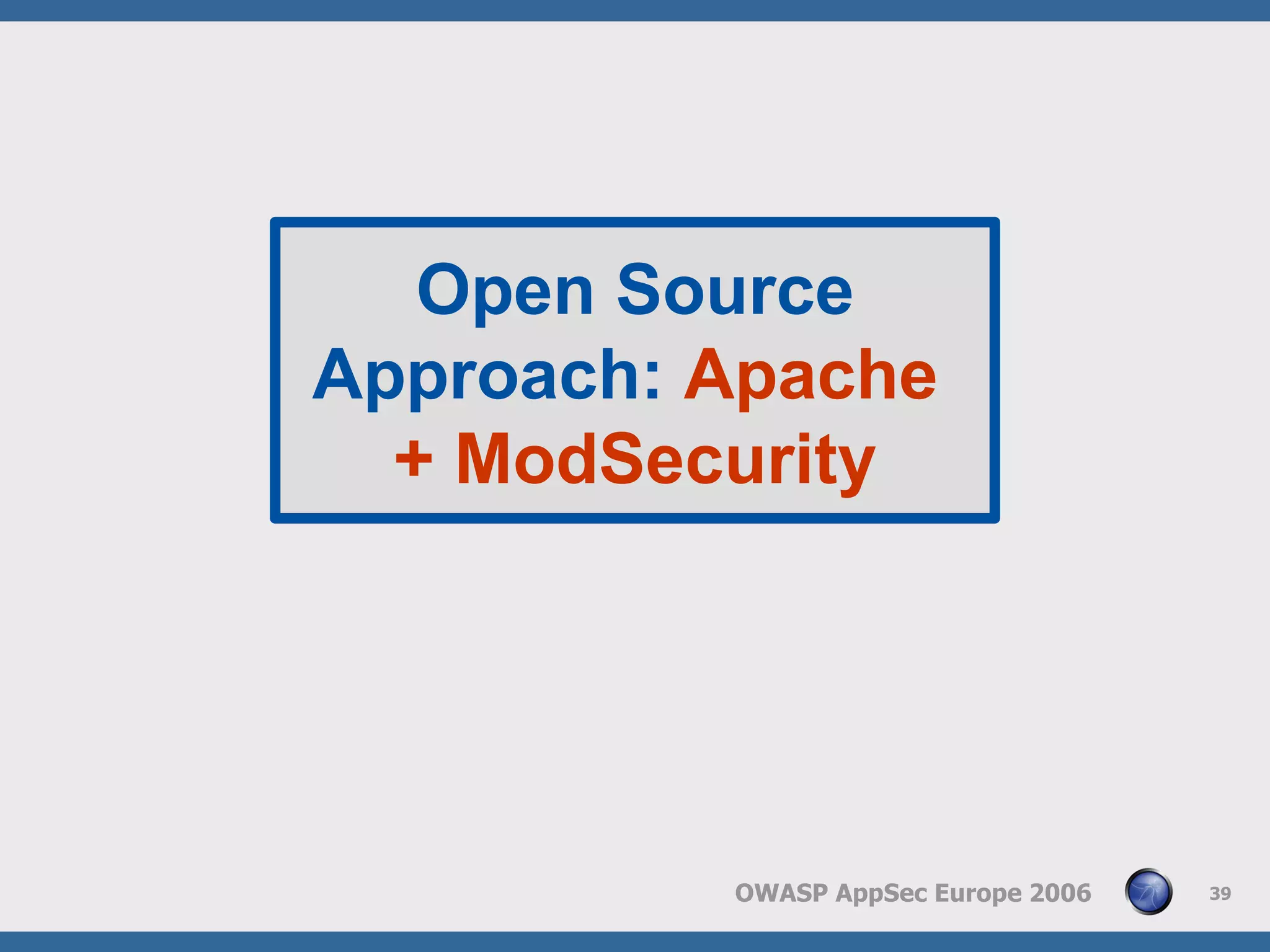 Web Application Frewall