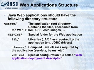 Web Applications and Deployment