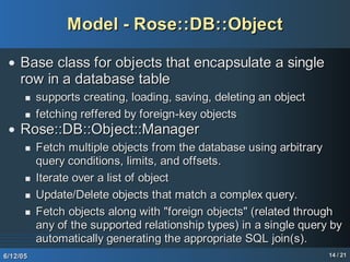 Web applications with Catalyst