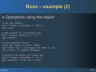 Web applications with Catalyst