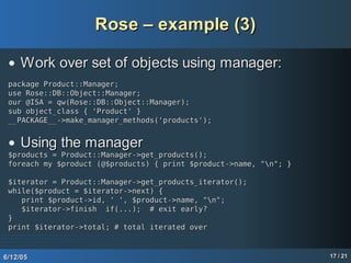 Web applications with Catalyst