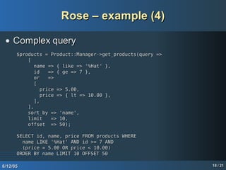 Web applications with Catalyst