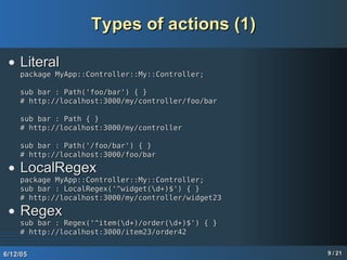 Web applications with Catalyst
