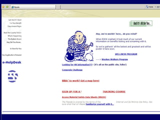 Web Based Internal Communication (Local Government Intranets)