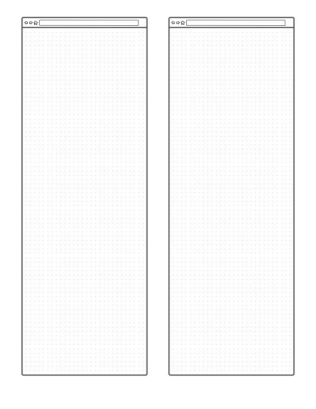 web browser design template