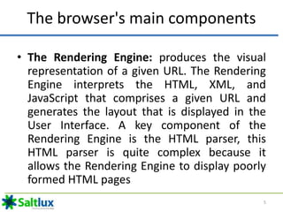 Web browser architecture | PPTX | Browsers | Computer Software and ...