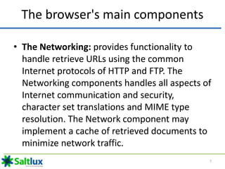 Web browser architecture | PPTX
