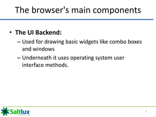 Web browser architecture | PPTX | Browsers | Computer Software and ...
