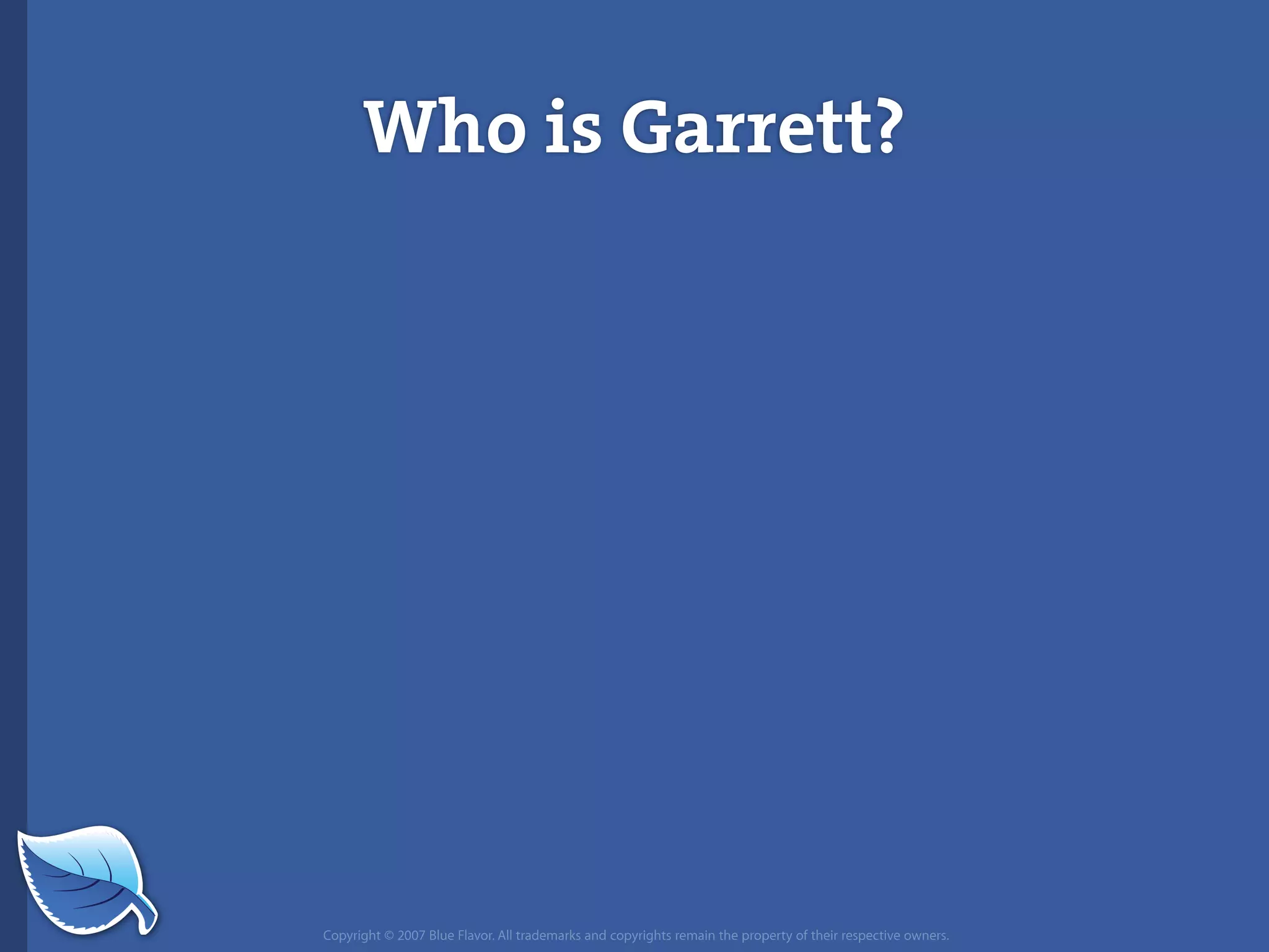 Web Builder 2.0 Workshop:  iPhone Design and Development Workshop