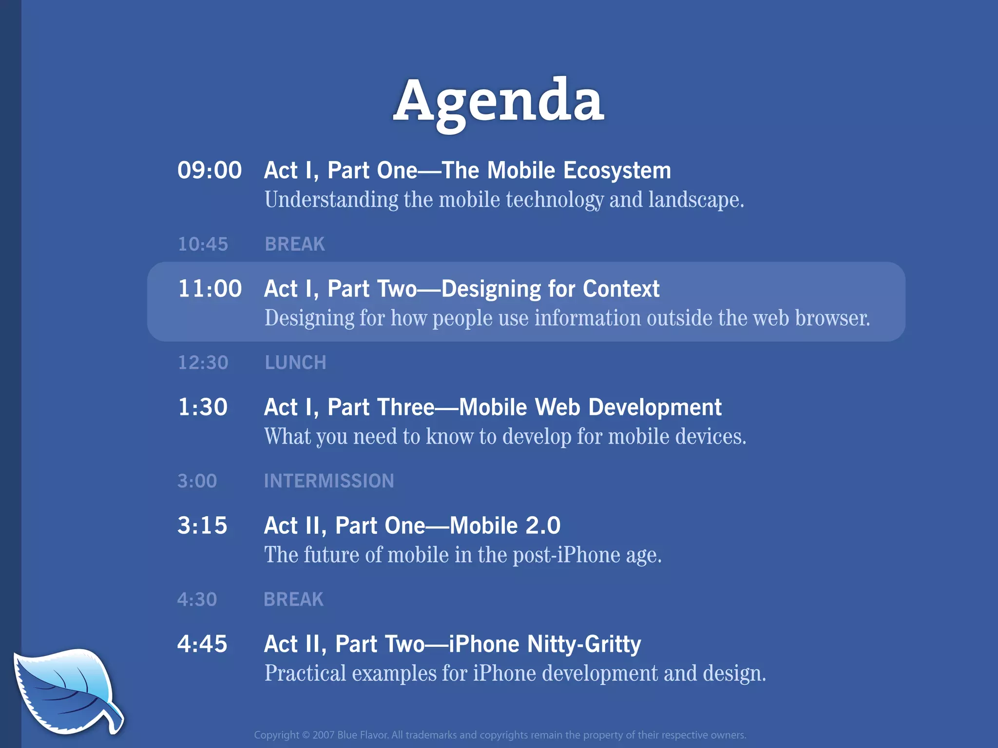 Web Builder 2.0 Workshop:  iPhone Design and Development Workshop