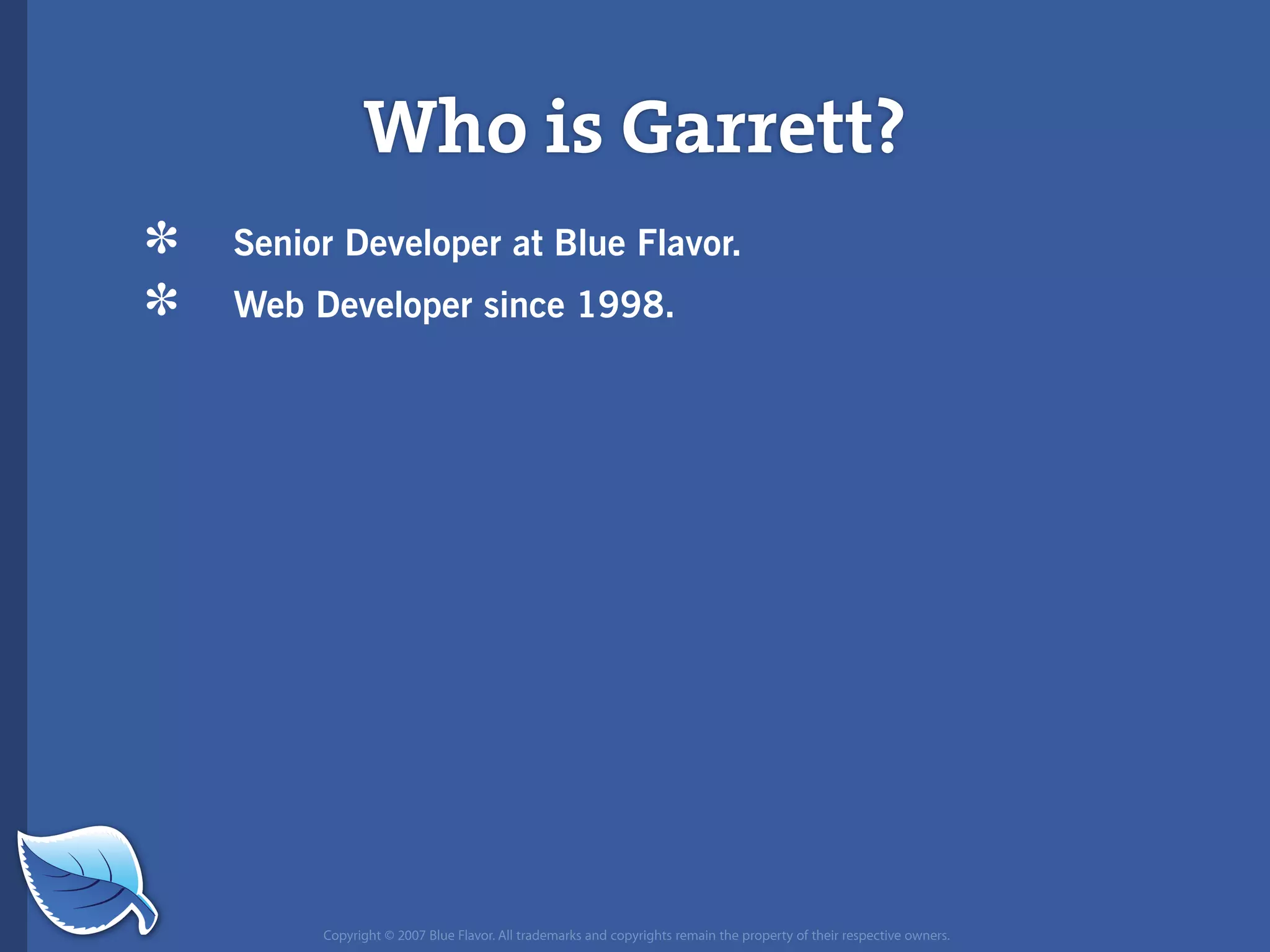 Web Builder 2.0 Workshop:  iPhone Design and Development Workshop