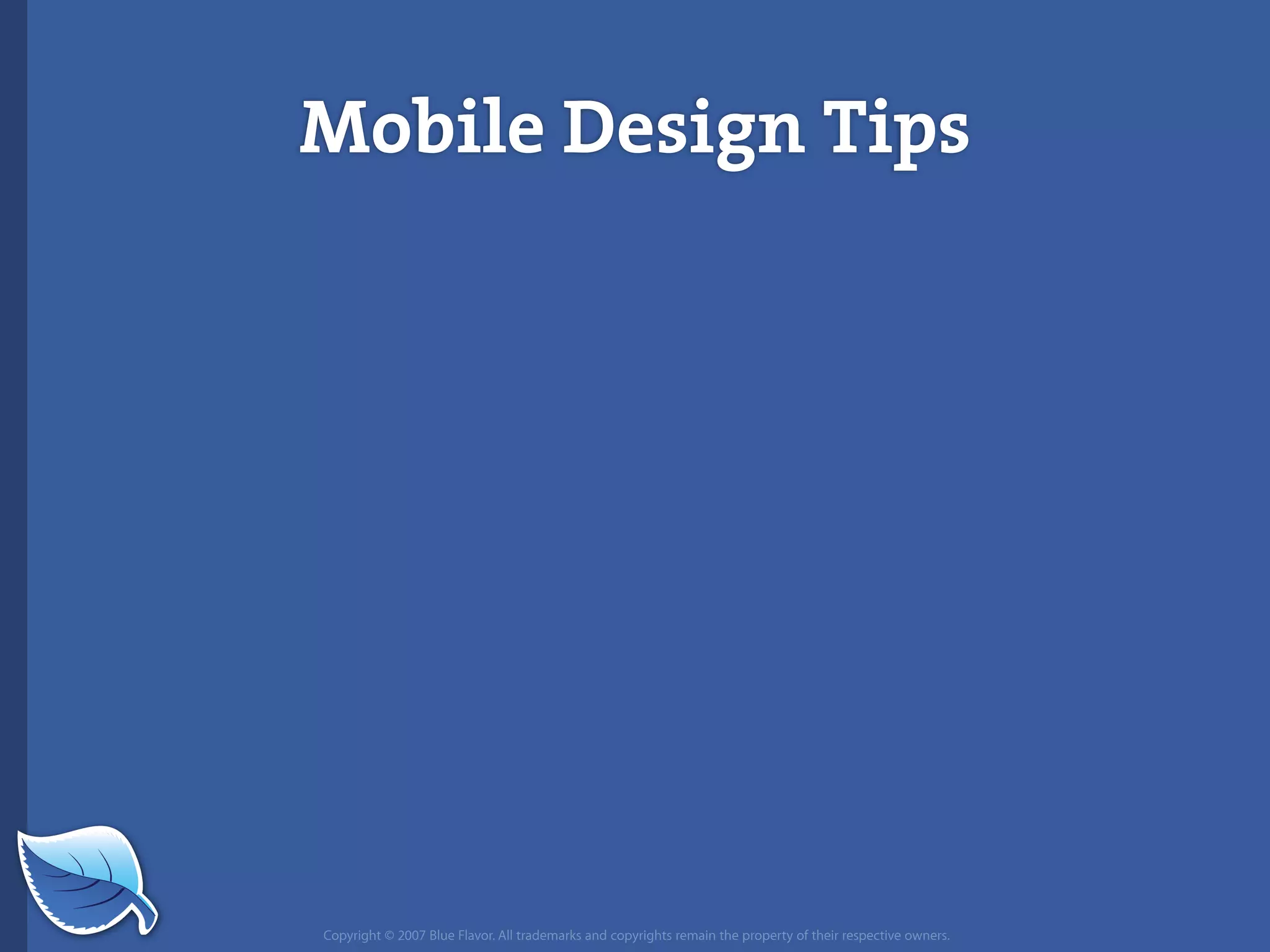 Web Builder 2.0 Workshop:  iPhone Design and Development Workshop