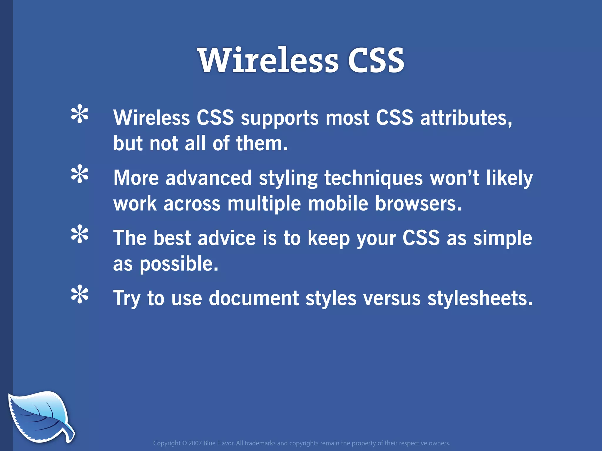 Web Builder 2.0 Workshop:  iPhone Design and Development Workshop