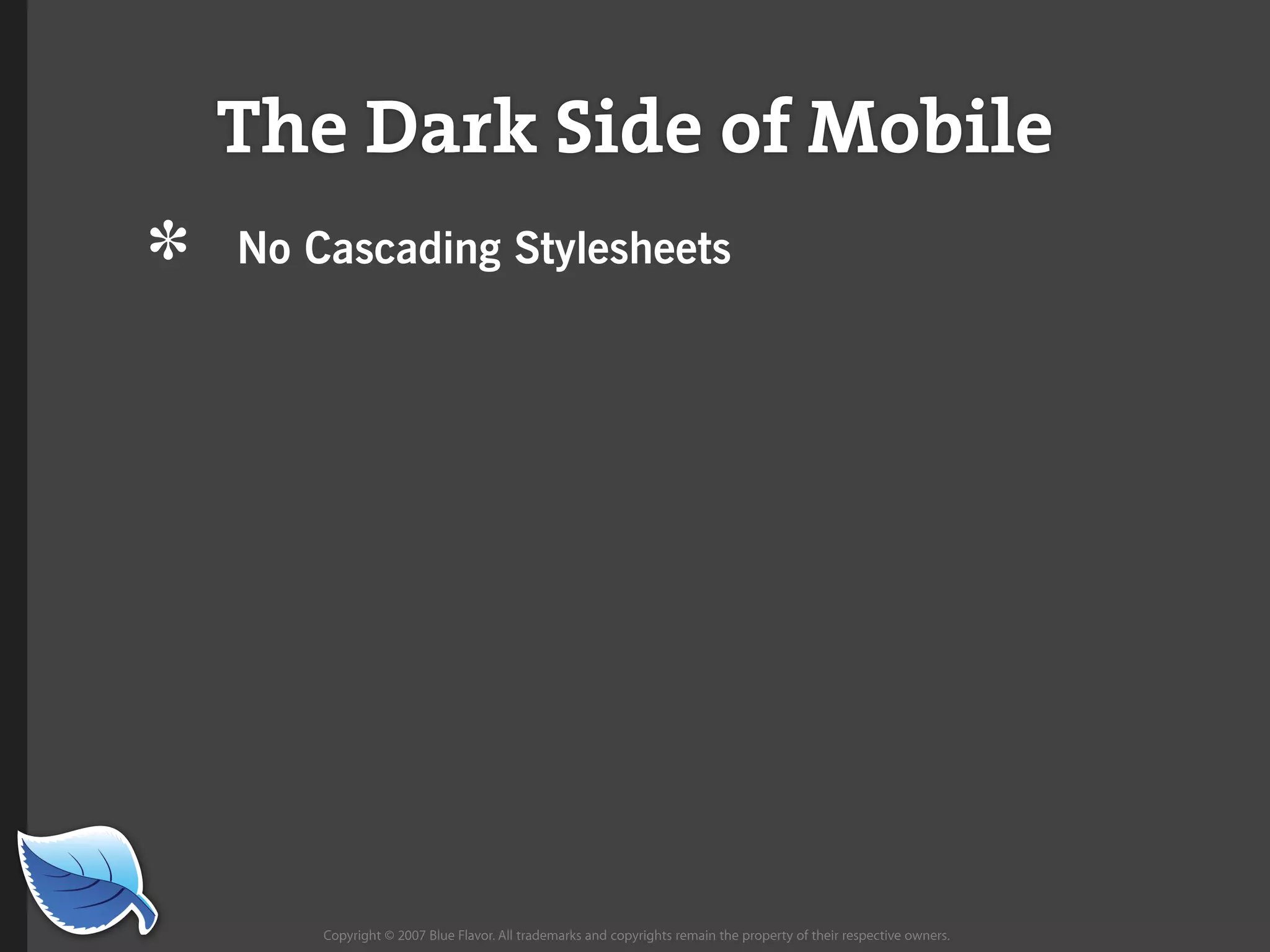 Web Builder 2.0 Workshop:  iPhone Design and Development Workshop