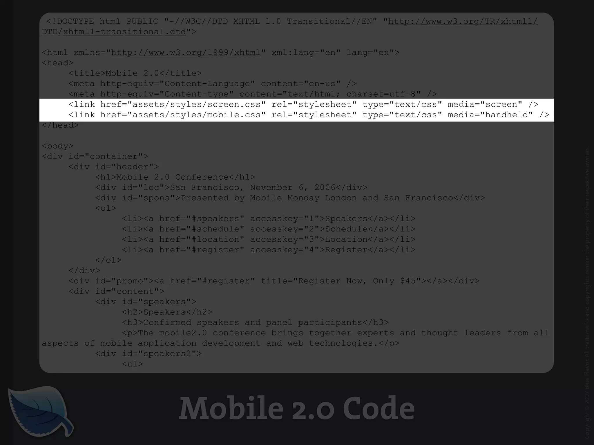 Web Builder 2.0 Workshop:  iPhone Design and Development Workshop