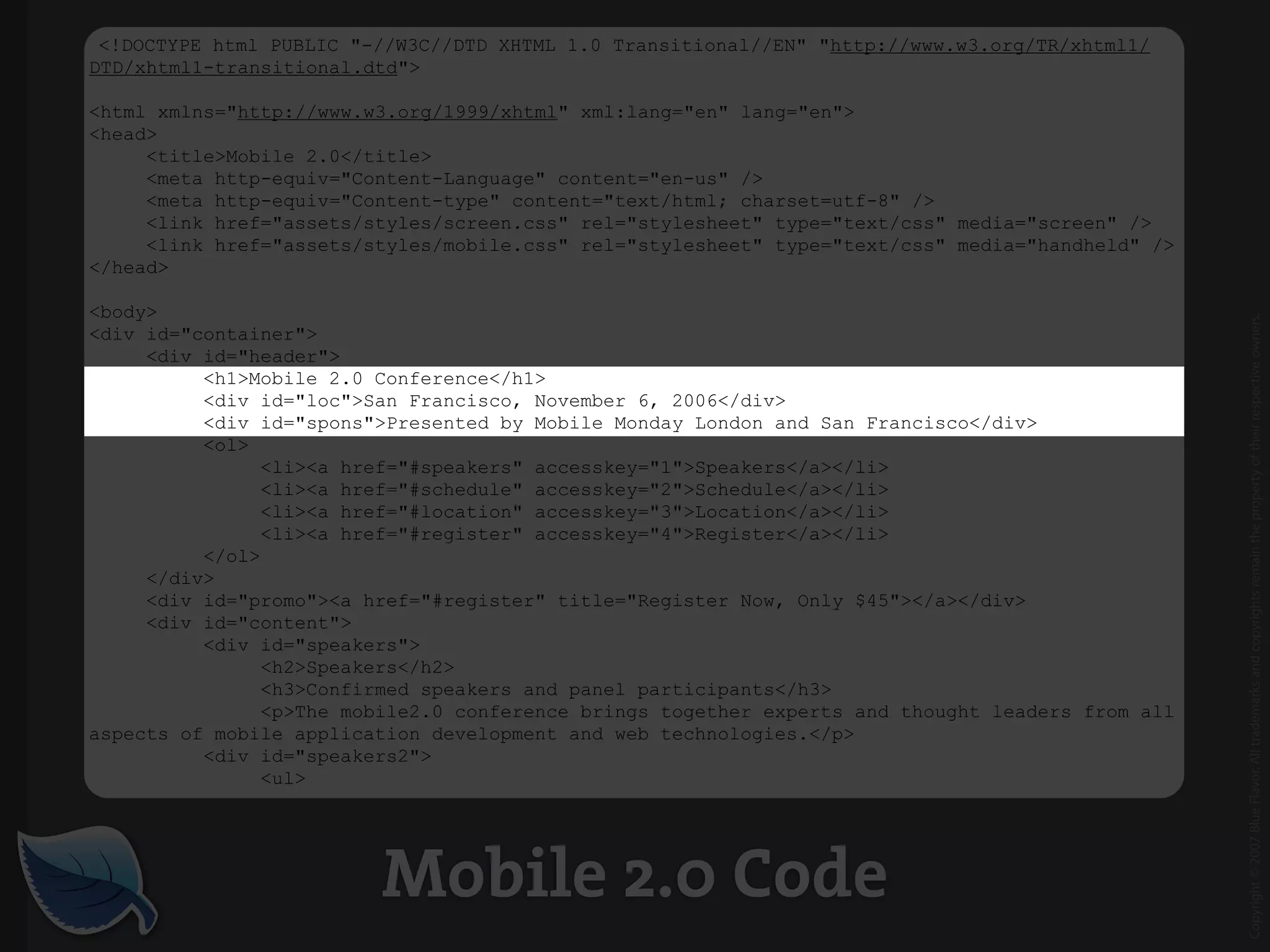 Web Builder 2.0 Workshop:  iPhone Design and Development Workshop