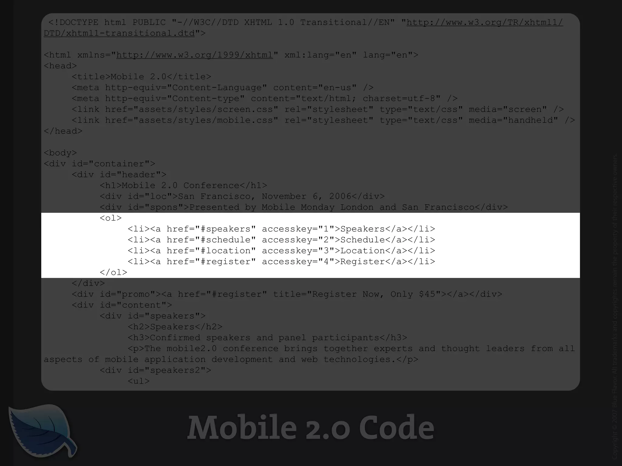 Web Builder 2.0 Workshop:  iPhone Design and Development Workshop