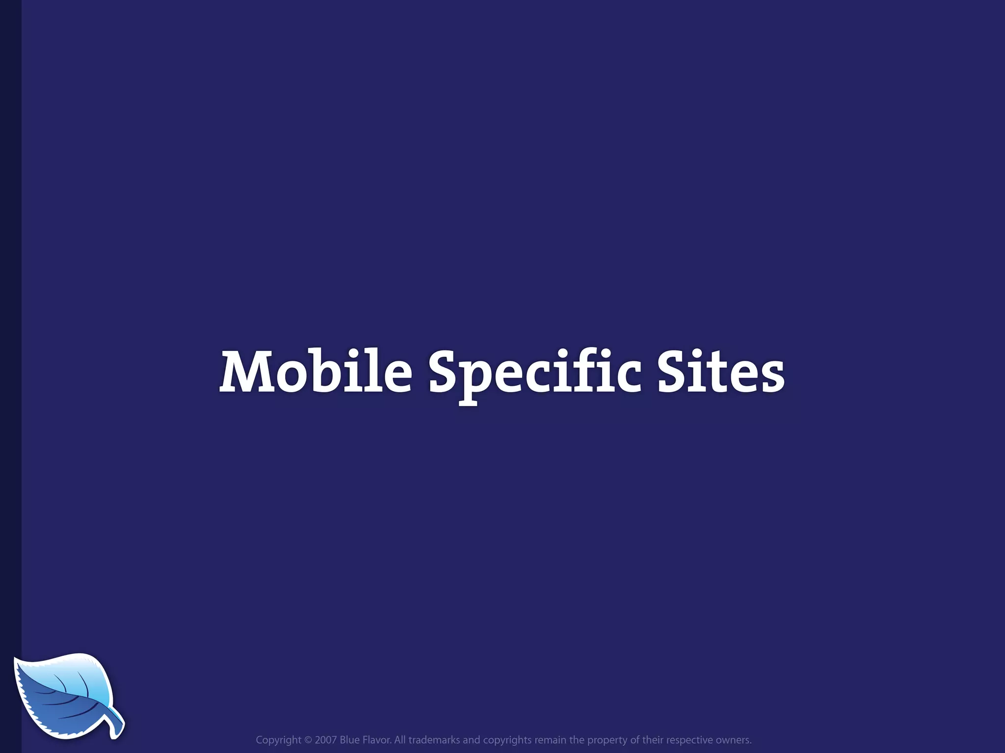 Web Builder 2.0 Workshop:  iPhone Design and Development Workshop