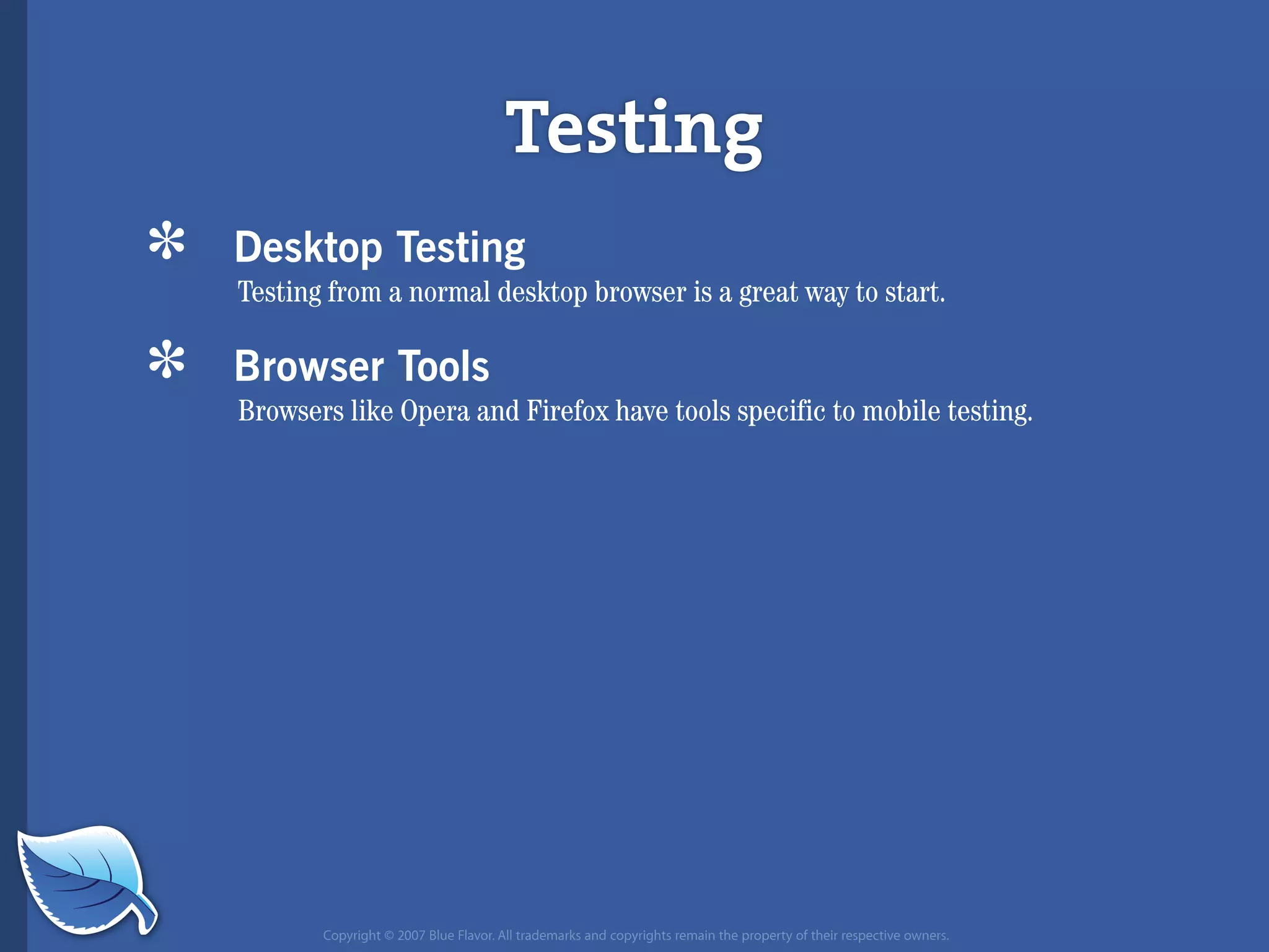 Web Builder 2.0 Workshop:  iPhone Design and Development Workshop