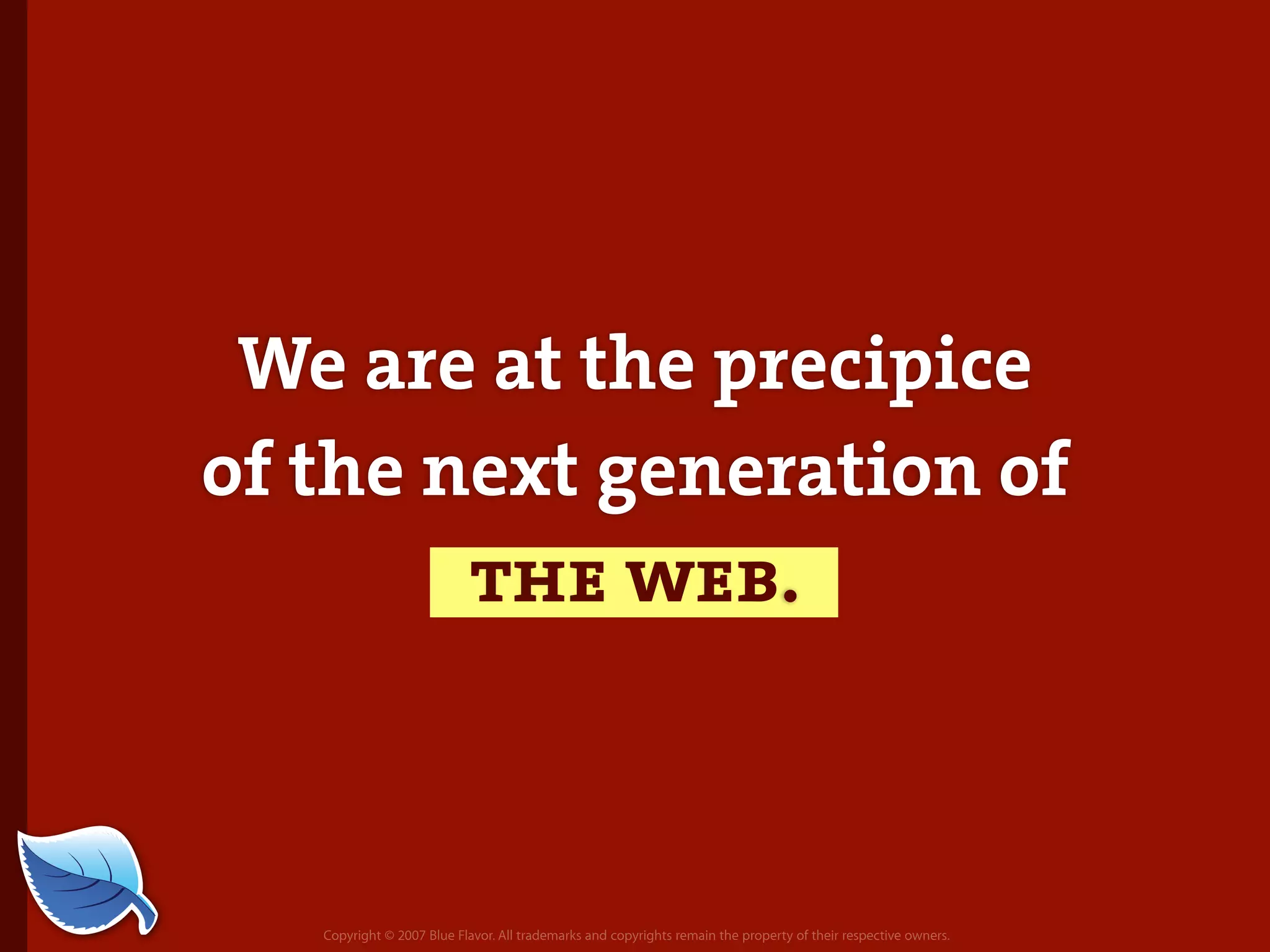 Web Builder 2.0 Workshop:  iPhone Design and Development Workshop