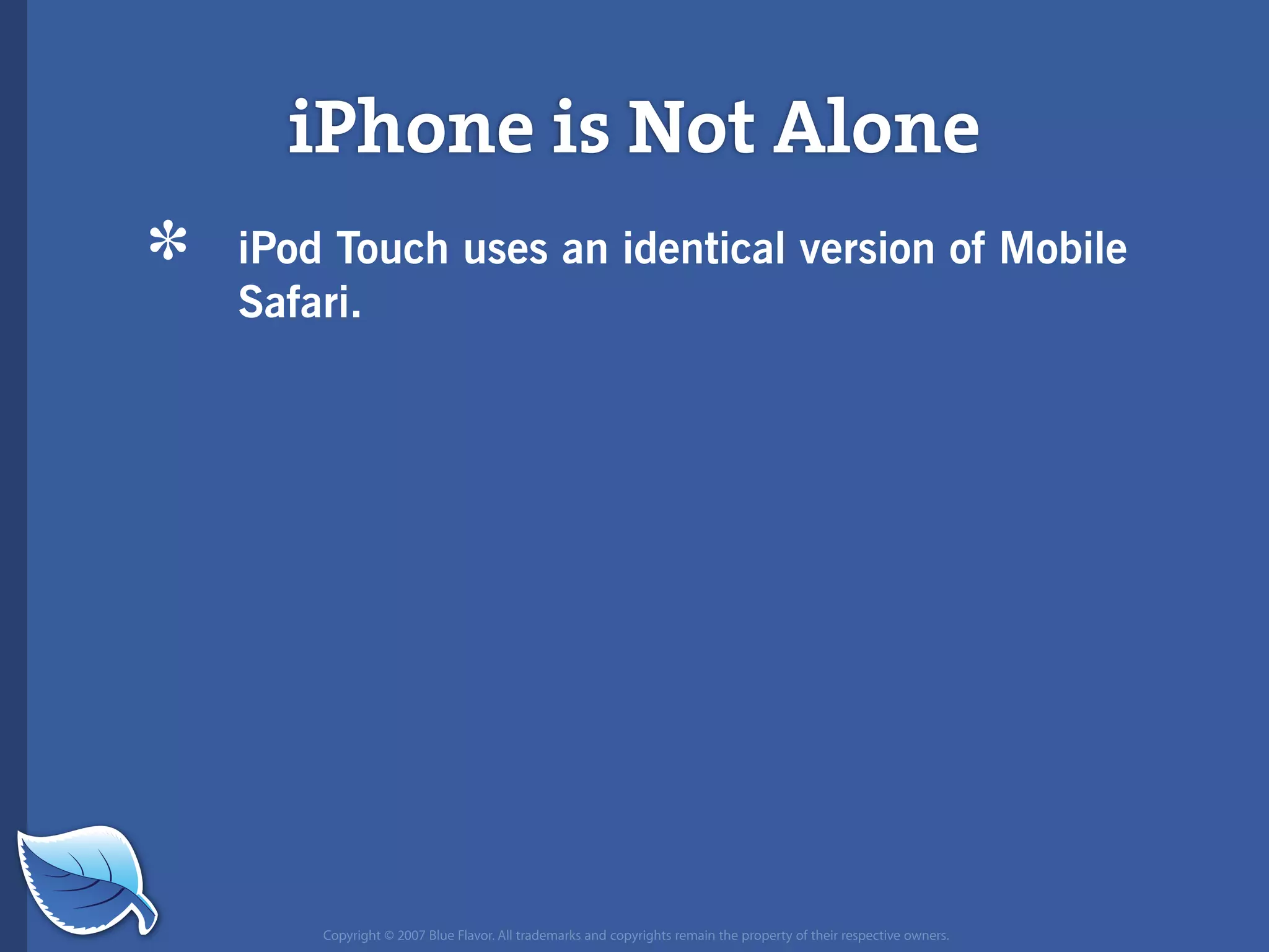 Web Builder 2.0 Workshop:  iPhone Design and Development Workshop