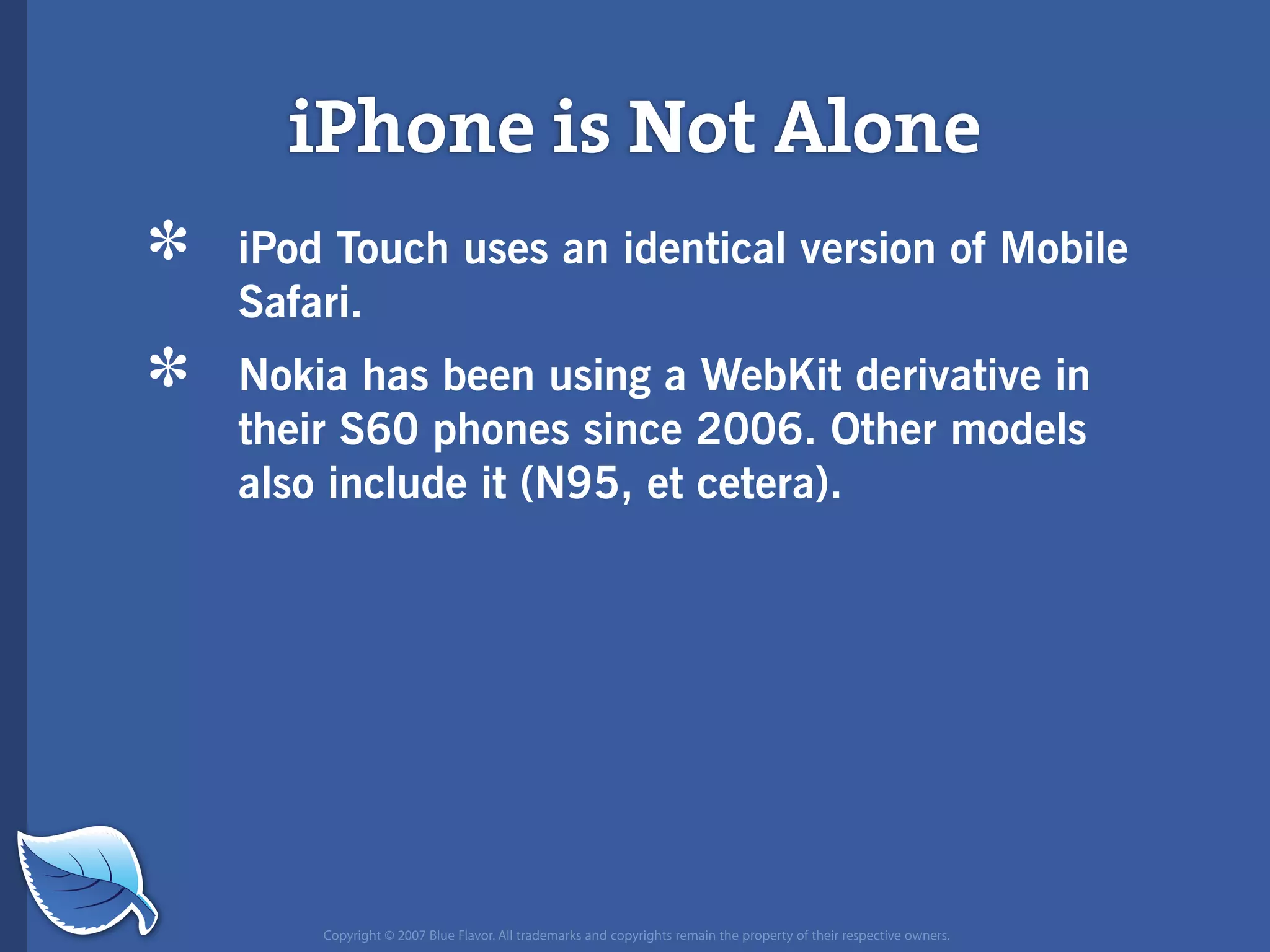 Web Builder 2.0 Workshop:  iPhone Design and Development Workshop