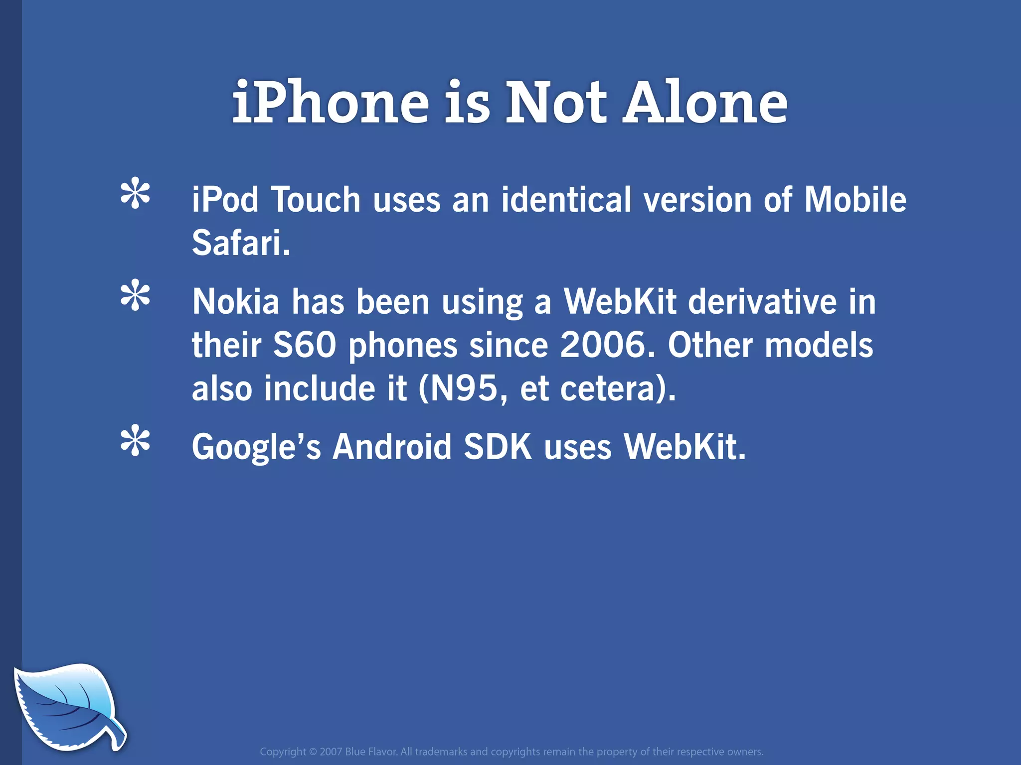 Web Builder 2.0 Workshop:  iPhone Design and Development Workshop