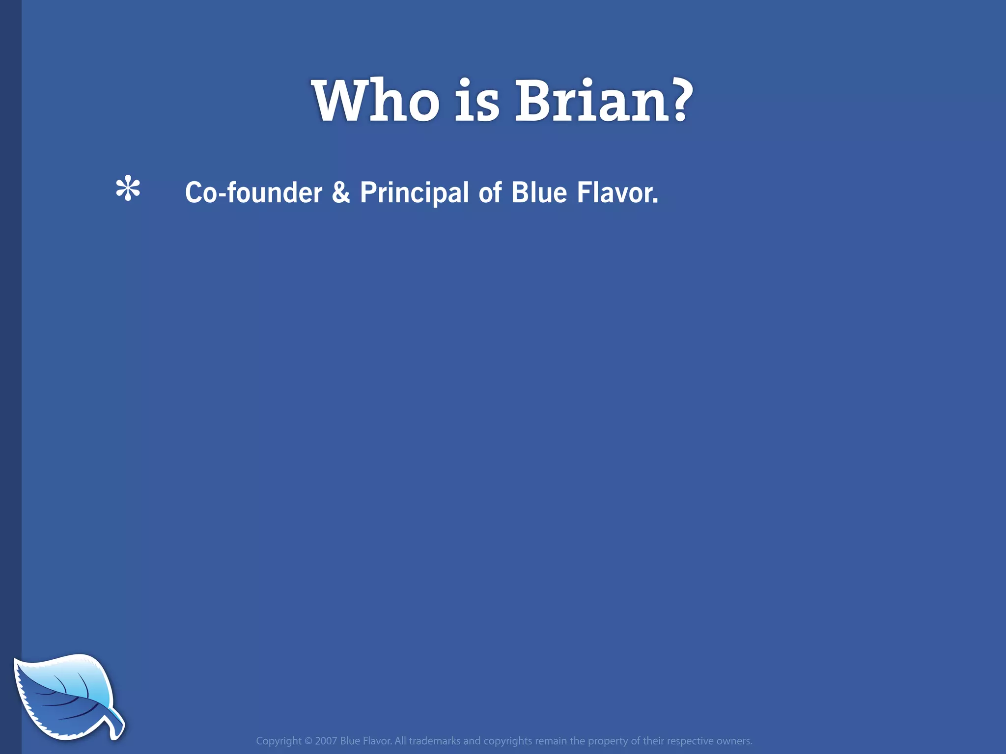 Web Builder 2.0 Workshop:  iPhone Design and Development Workshop