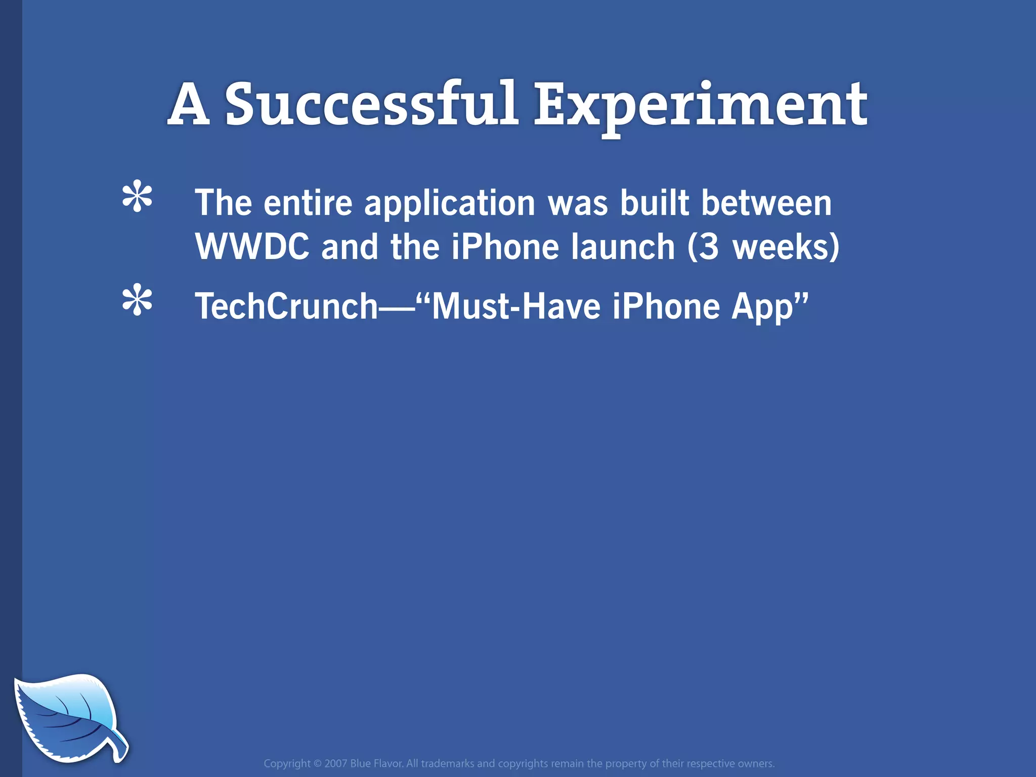Web Builder 2.0 Workshop:  iPhone Design and Development Workshop
