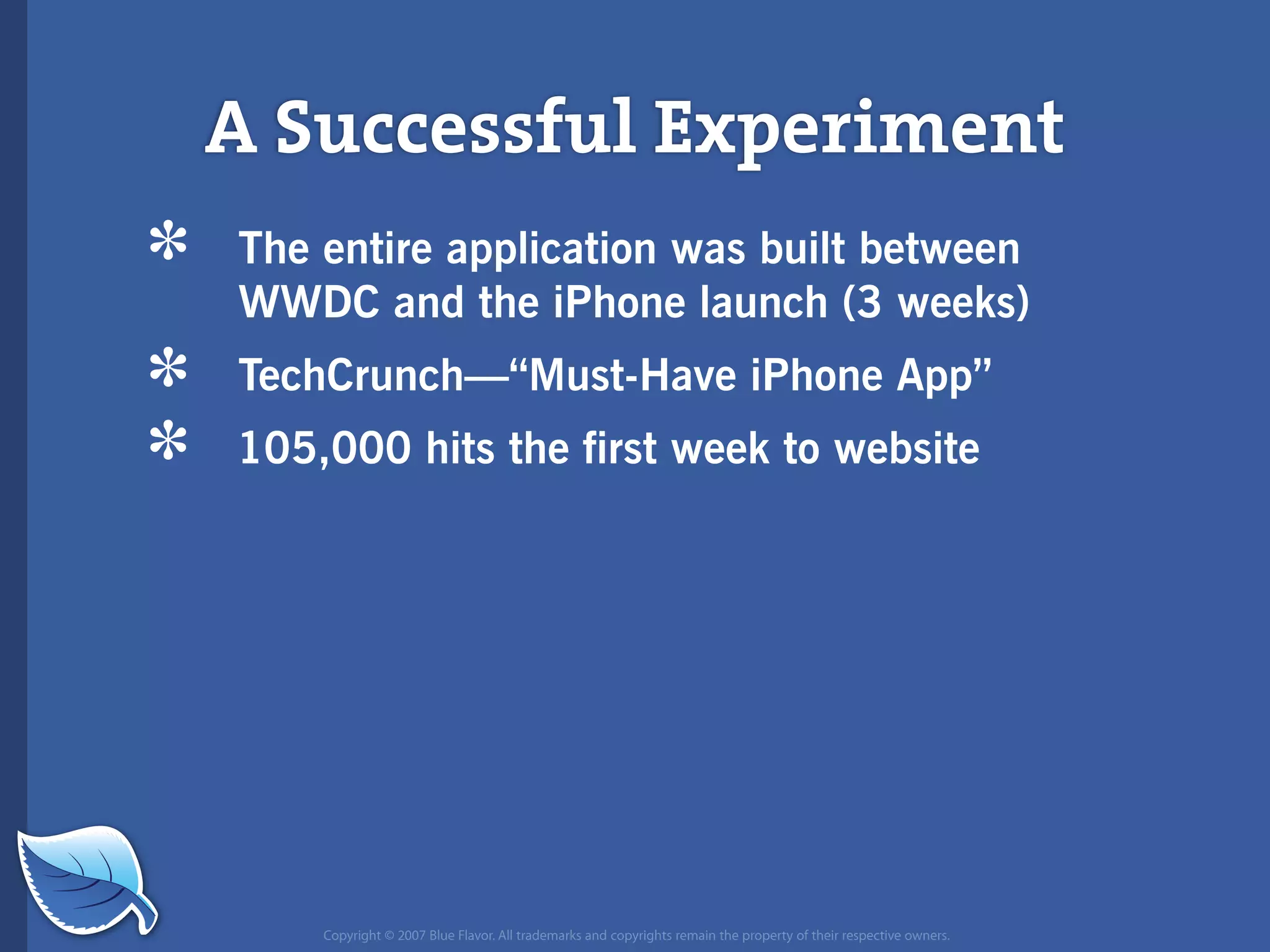 Web Builder 2.0 Workshop:  iPhone Design and Development Workshop