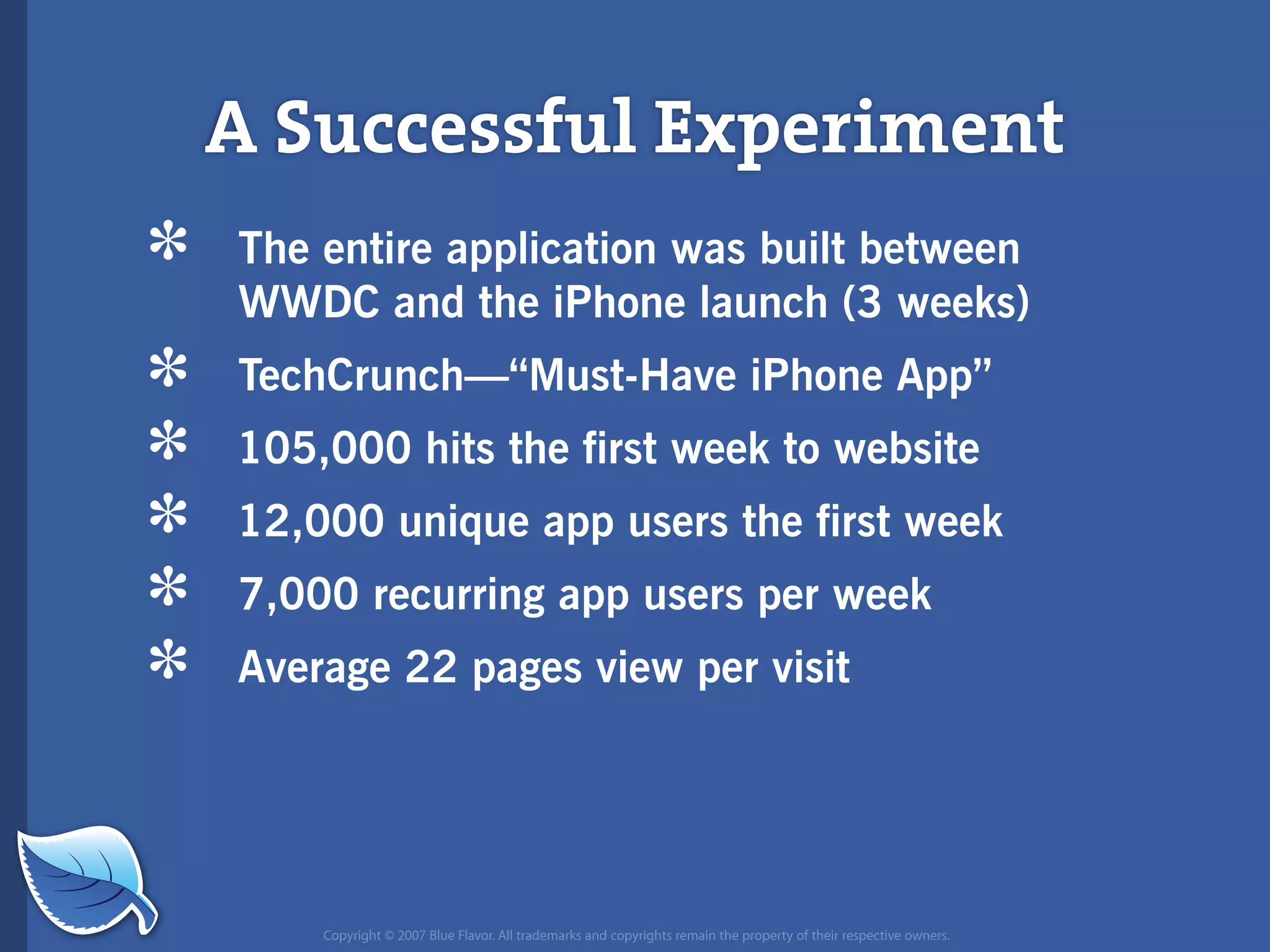 Web Builder 2.0 Workshop:  iPhone Design and Development Workshop