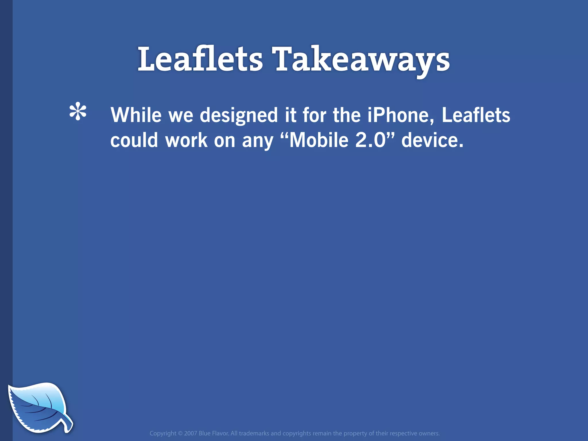 Web Builder 2.0 Workshop:  iPhone Design and Development Workshop