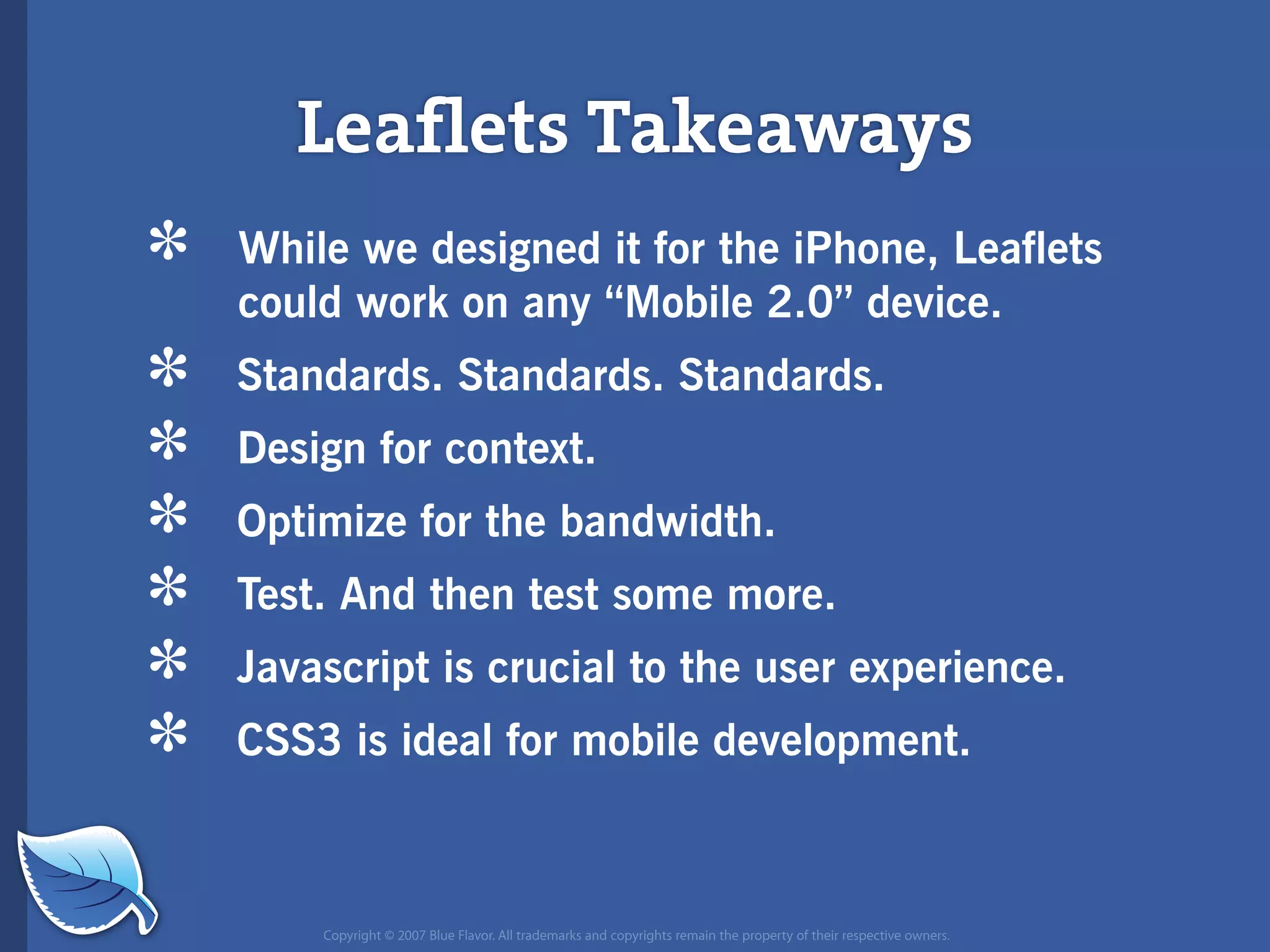 Web Builder 2.0 Workshop:  iPhone Design and Development Workshop
