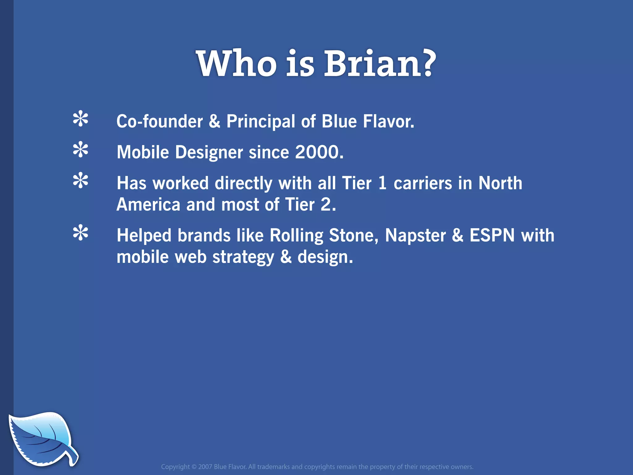 Web Builder 2.0 Workshop:  iPhone Design and Development Workshop