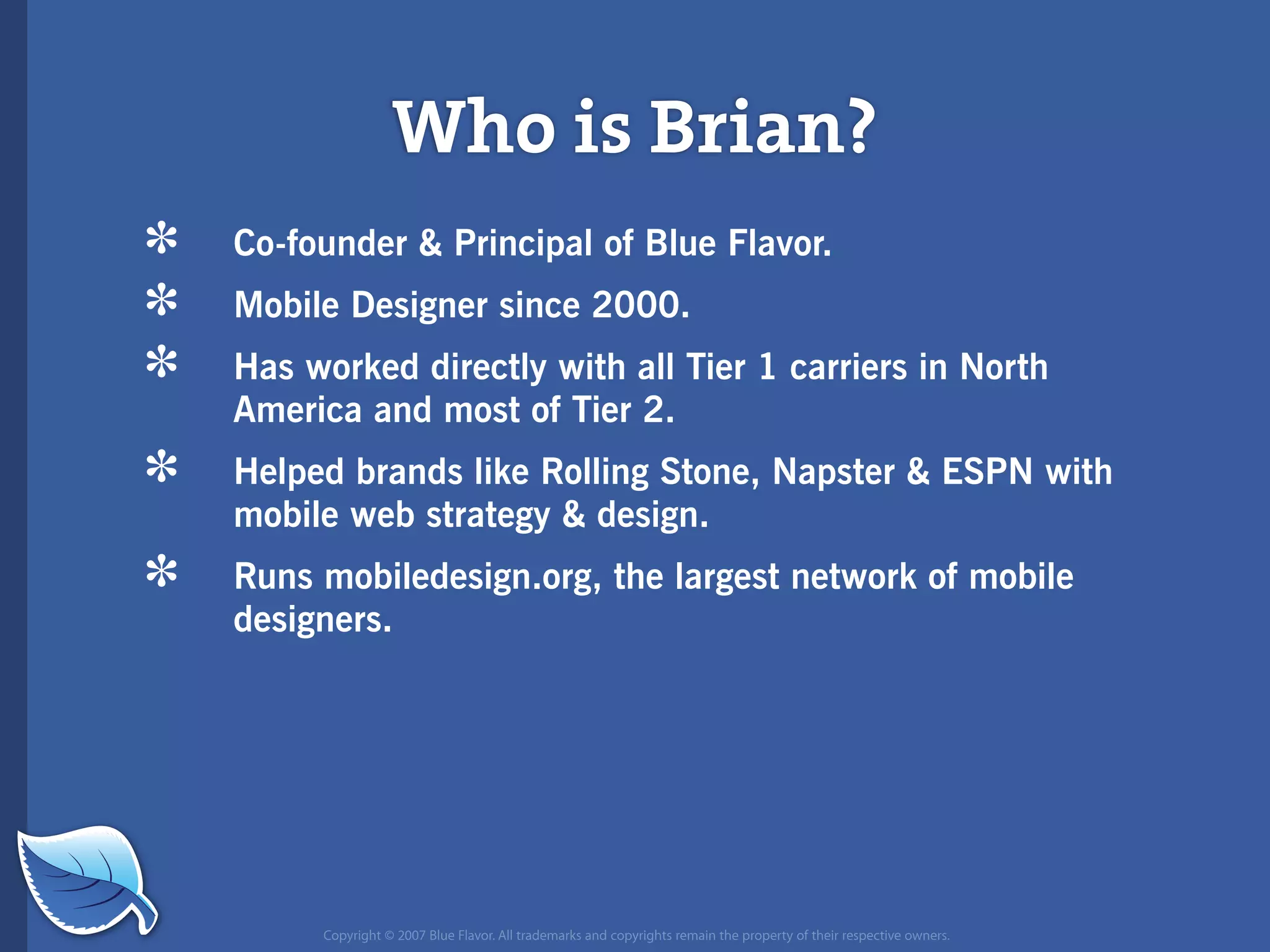 Web Builder 2.0 Workshop:  iPhone Design and Development Workshop