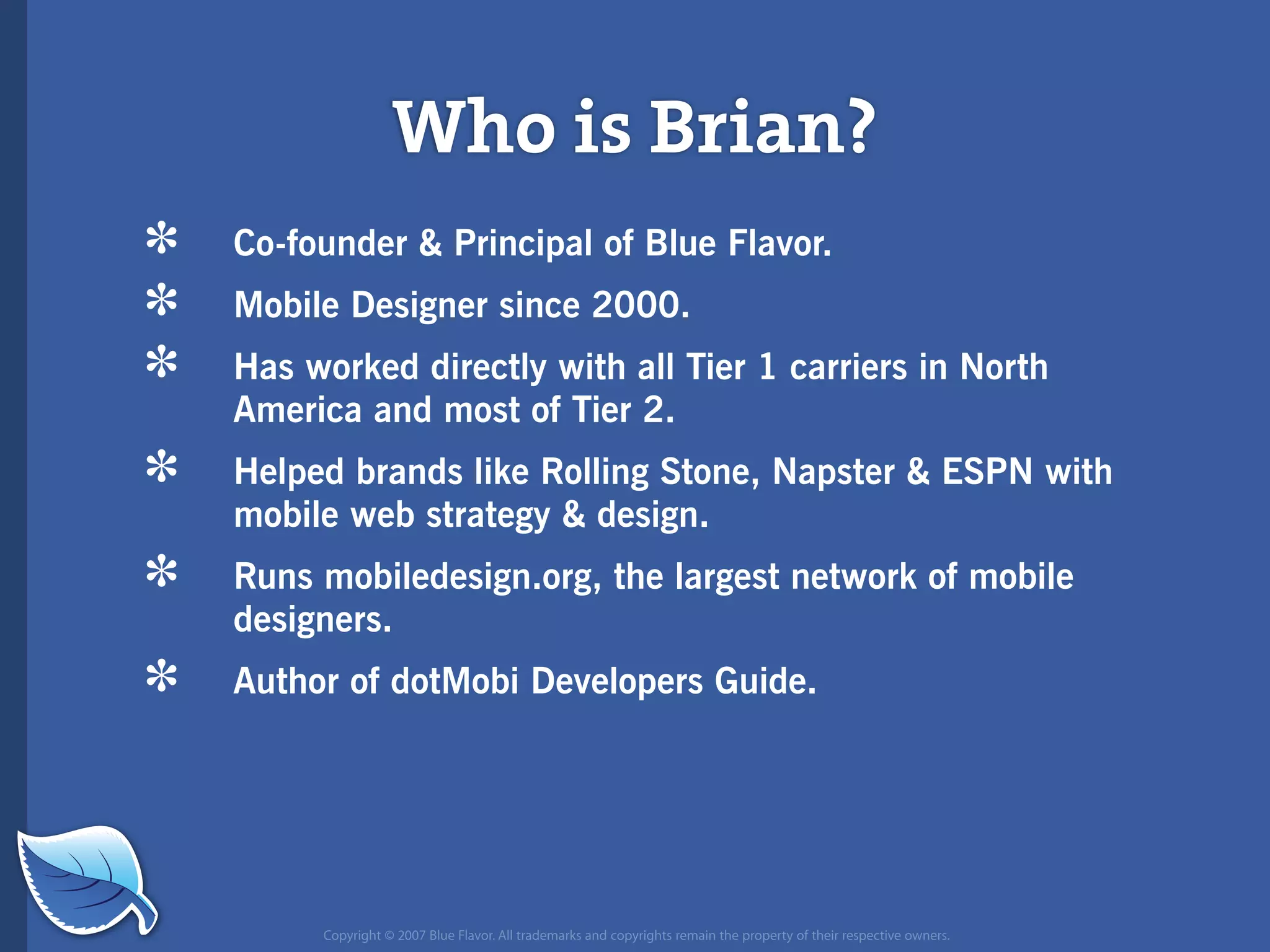 Web Builder 2.0 Workshop:  iPhone Design and Development Workshop