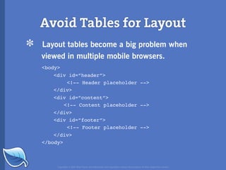 Web Builder 2.0 Workshop:  iPhone Design and Development Workshop