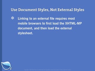 Web Builder 2.0 Workshop:  iPhone Design and Development Workshop