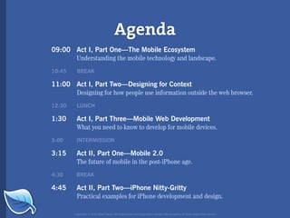 Web Builder 2.0 Workshop:  iPhone Design and Development Workshop